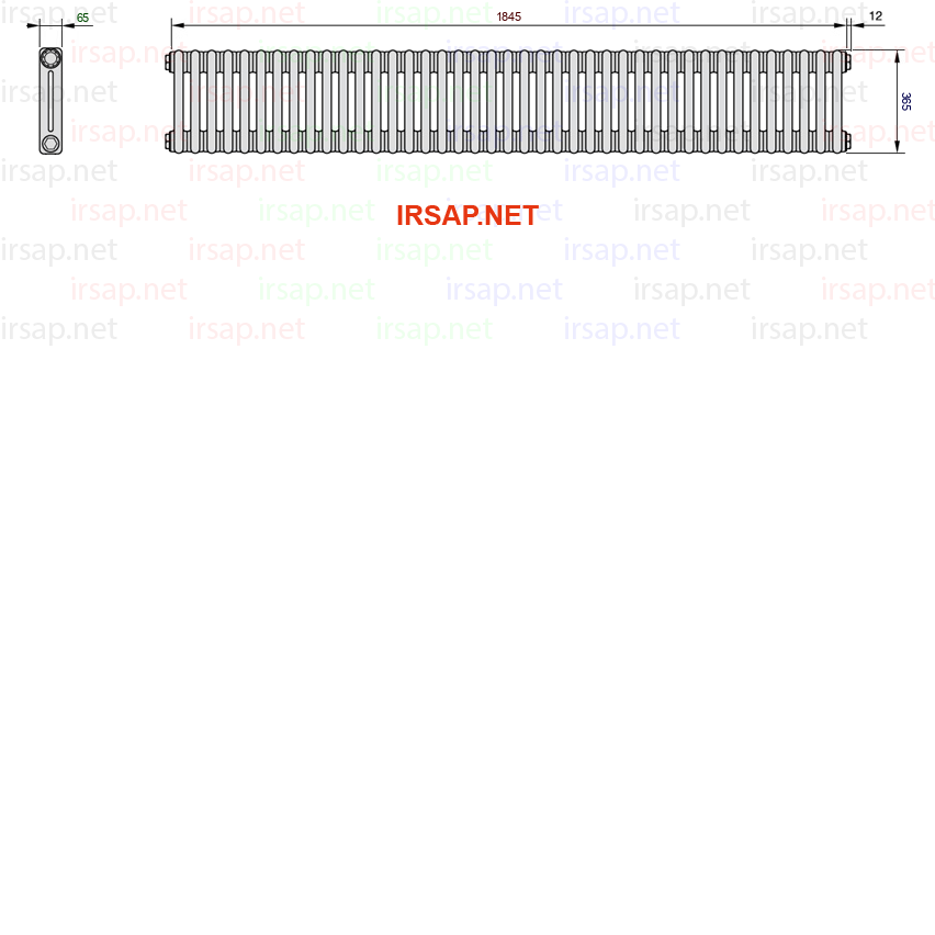 Радиатор IRSAP Tesi 20365/41 T22 CL 01